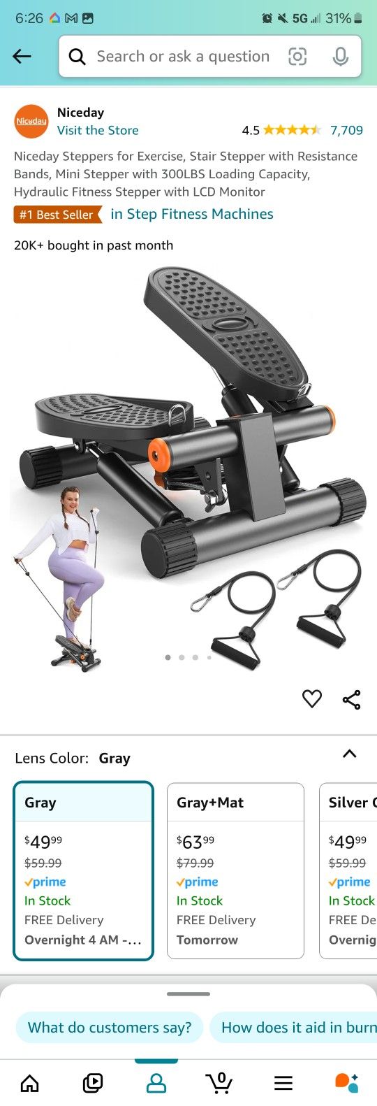 Step Exercise Machine 