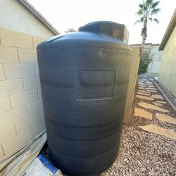 Snyder Industries 500-Gallon Plastic Black Water Storage Tank