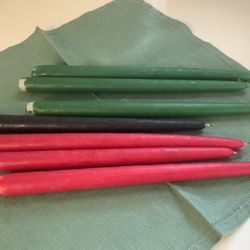 12 Inch Tall  Candles, set of 7
