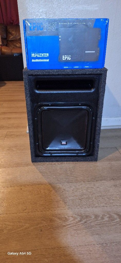 12 Inch MTX 1000 Watts Amplifier 750 Watts