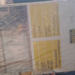 Metal garage door 9x7