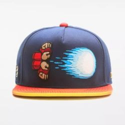 "Video Game" Flat Brim Snapback Hat 