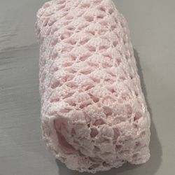 Baby Pink Crochet Blanket