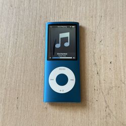 iPod Model:A1285 8GB Blue Tested Good Battery w/Char-1030 Songs Read Info Blw! 