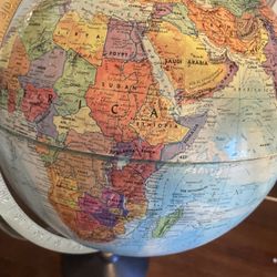 Vintage Floor Globe