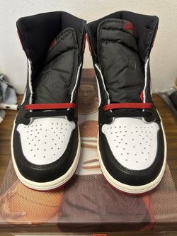 DS Air Jordan 1 Retro High OG “Black Toe Reimagined” Men’s size 9.5