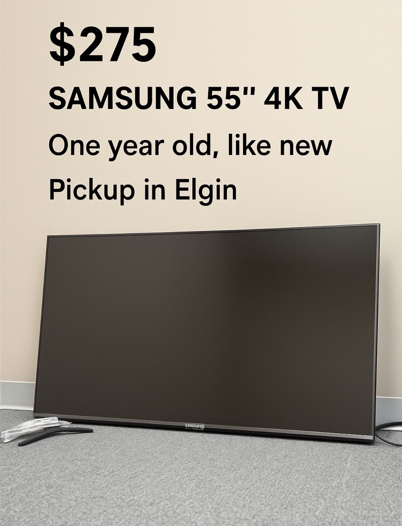 Samsung 50β QLED 4K Smart TV (2023) β $275 β Elgin Pickup π₯
