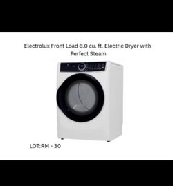 🧺 Electrolux 8.0 cu. ft. Electric Dryer w/ Perfect Steam - New