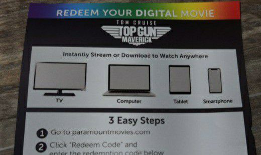 Top Gun Maverick Digital Copy 
