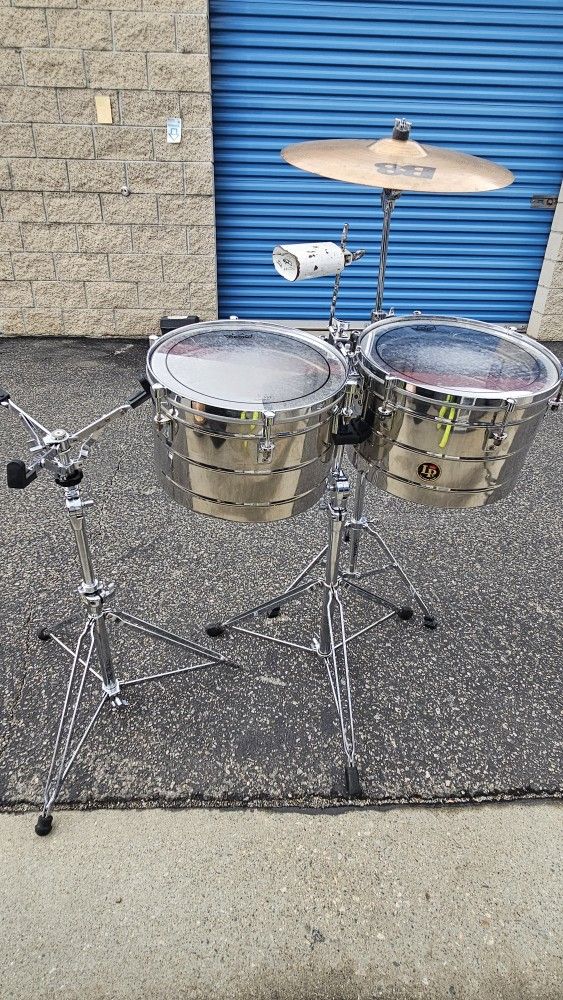 Timbales Para Banda Sinaloense Parches Casi Nuevos for Sale in