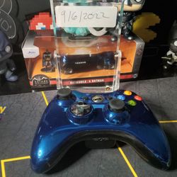 Xbox 360 Blue Chrome Controller 