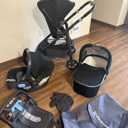 Uppabab Stroller Cruz and Car seat and Bassinet 