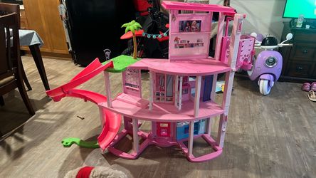 Barbie Dreamhouse 3-Story Dollhouse with Slide