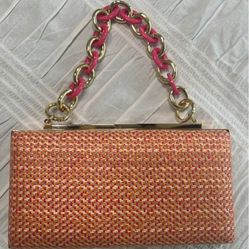 Nordstrom clutch (NWT) Pink/orange