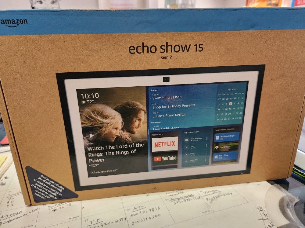 Amazon Echo Show 15. Gen 2. Full HD Hub