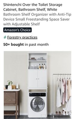 Over the toilet storage cabinet