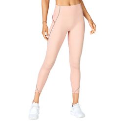 Fabletics High-Waisted Motion365 Reflective silver 7/8 Sandalwood pink  Medium Madelaine Petsch for Sale in Scottsdale, AZ - OfferUp