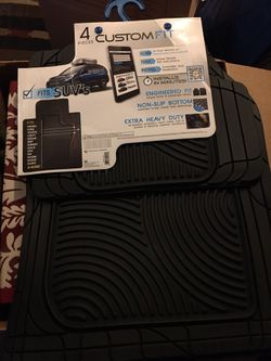 The Custom Fit 4 Piece Universal Fitment SUV All Weather Floor Mat Set are engineered to provide a customized fitment for all makes and