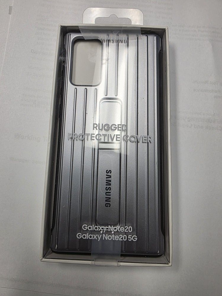 Original Samsung Galaxy Note 20/Note 20 Ultra 5G: Rugged Protective Cover | Color: Gray