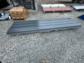 Anthracite Grey 25-Gauge 10FT x 3FT Metal Ribbed Roofing / Siding Panels