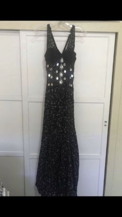 Black prom mermaid dress