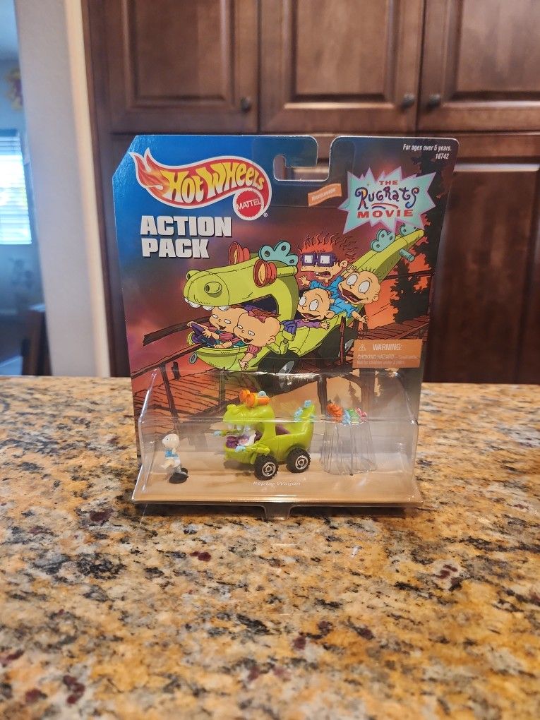 Vintage 1998 Hotwheels The Rugrats Movie Acrion Pack