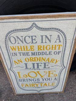 Life message Wall art