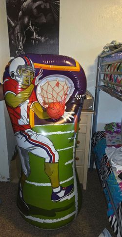 Inflatable football toss