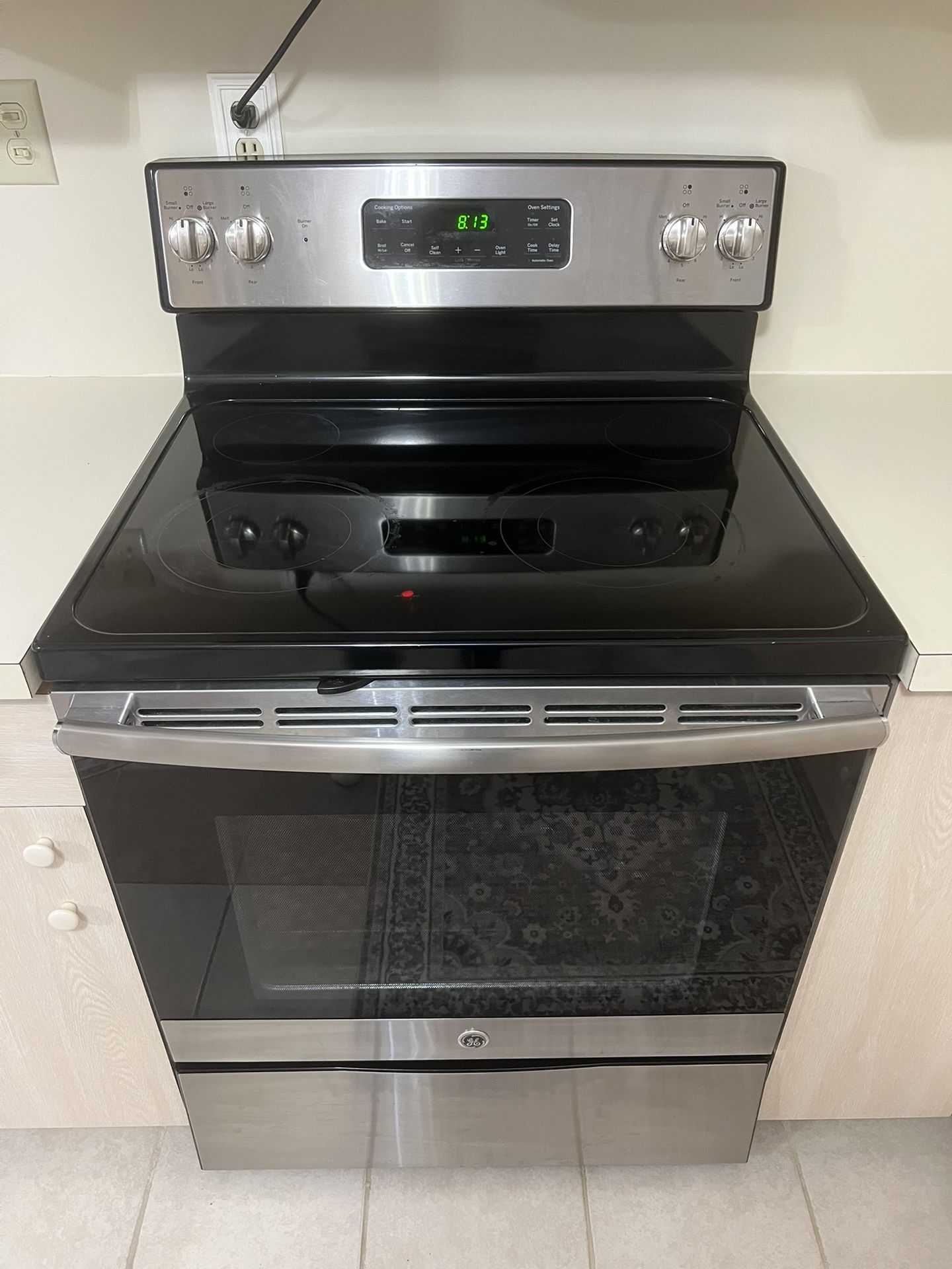 GE Electric Stove With Electric Cord
