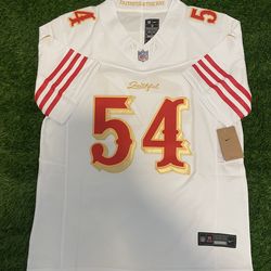 San Francisco 49ers Fred Warner Rivalries Collection Vapor FUSE Jersey - Men’s Medium