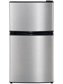 Insignia™ - 4.5 Cu. Ft. Mini Fridge with Top Freezer