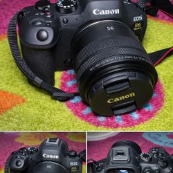 Canon EOS R6 Mark II + Lens Bundle — Excellent Condition — Full-Frame Mirrorless