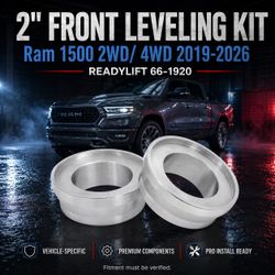 🔥 2" PRE-LOAD SPACER FRONT LEVELING KIT - RAM 1500 2WD/ 4WD 2019-2026 🔥