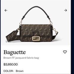 Fendi Baguette Handbag