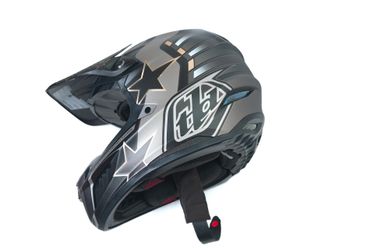 Troy Lee designs SE5 Moto composite black rays Helmet (Brand New-Never worn)Med
