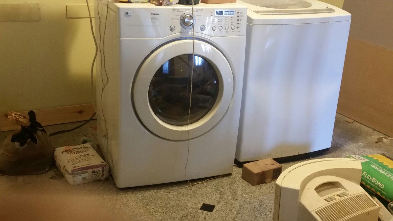 LG Dryer And Profile Washer