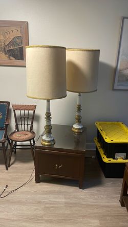 Vintage Marble Lamps