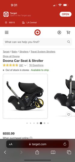 Doona Stroller & Carseat