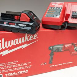 M18 Milwaukee BRUSHLESS 1" SDS -Plus Hammer Drill + CP 3.0 HIGH OUTPUT 