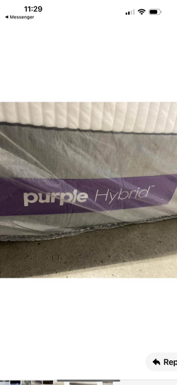 Purple hybrid king mattress