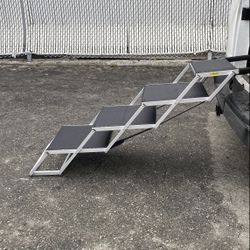 4 Step Portable Dog Step Stair Adjustable Height