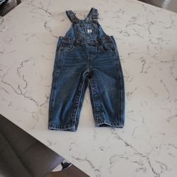 OLD NAVY BIB DENIM PANTS SZ 18-24MO SEE DESCRIPTION 