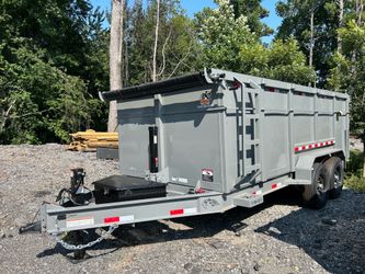 Panther Cargo 7x16 Dump Trailer — BRAND 🆕 💪🏻🔥 GPS TRACKED 🔒