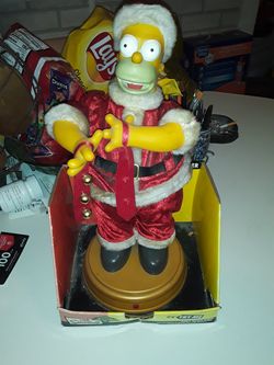 Dancing homer simpson santa