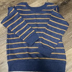 Cat & Jack Blue & Gold Sweater