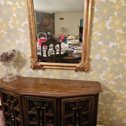 Mirror and Cabinet 