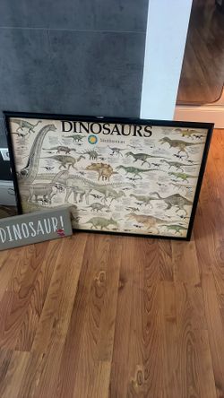 Dinosaur Picture With frame