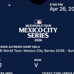 PADRES MEXICO CITY TICKETS