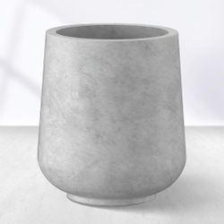 15.3 Round Concrete Planter New In Box