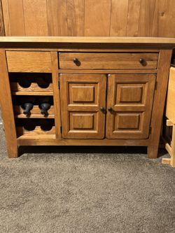 Butcher Block Cabinet